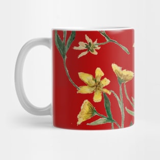 red background Mug